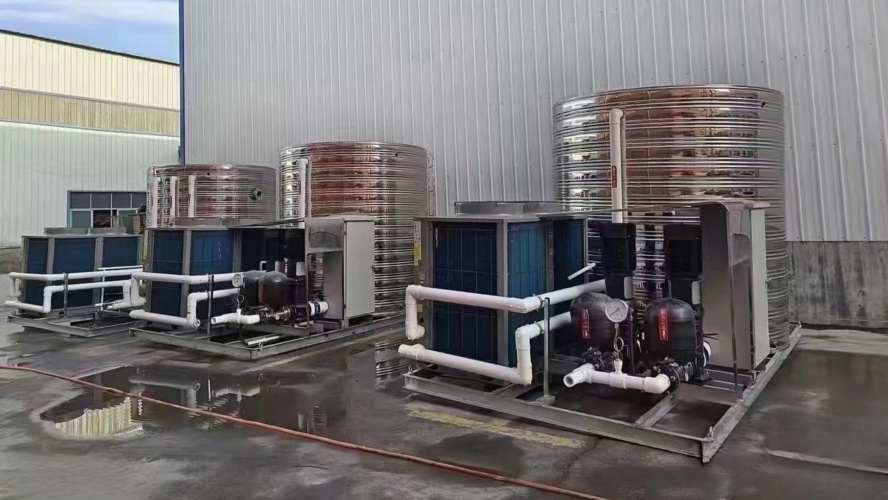 Nggawe taman industri sing dibangun dhewe kanggo nganyarke ijo! Pompa panas dual-sumber nyetel pathokan anyar kanggo bangunan pabrik nul karbon.